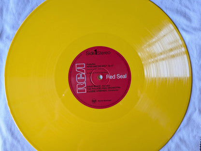 David Bowie & The Philadelphia Orchestra - Peter And The Wolf / Young Person's Guide To The Orchestra (YELLOW VINYL) | Mint (M) Mint (M)