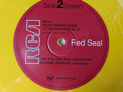 David Bowie & The Philadelphia Orchestra - Peter And The Wolf / Young Person's Guide To The Orchestra (YELLOW VINYL) | Mint (M) Mint (M)