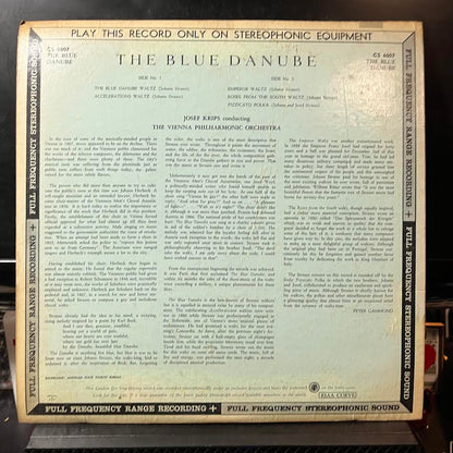 Josef Krips - The Blue Danube (VINYL) | Excellent+ (EX+) Very Good Plus (VG+)