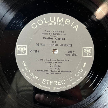 Walter Carlos - The Well-Tempered Synthesizer (VINYL) | Excellent+ (EX+) Excellent (EX)