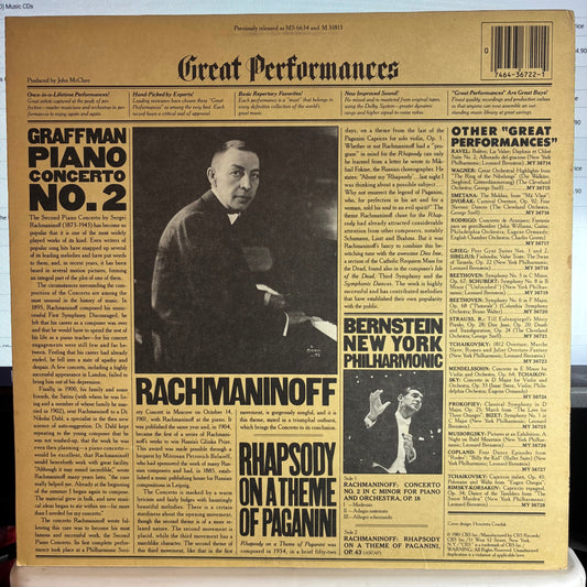 Sergei Rachmaninoff - Piano Concerto No. 2 / Rhapsody On A Theme Of Paganini (VINYL) |
