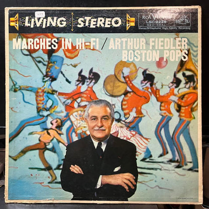 Arthur Fiedler - Marches In Hi-Fi (VINYL) | Excellent+ (EX+) Very Good Plus Plus (VG++)