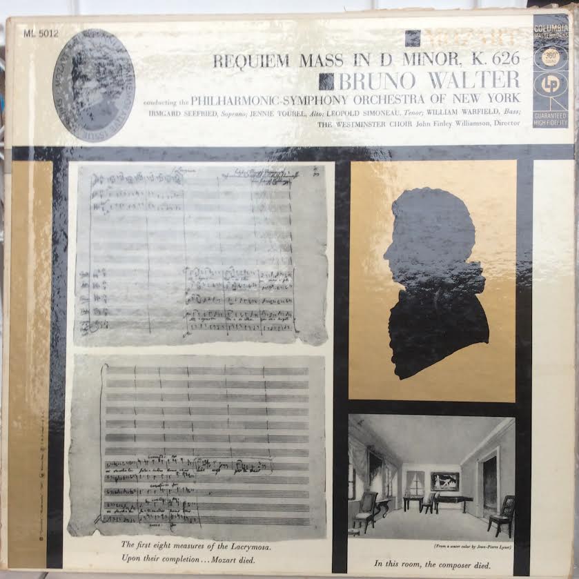 Wolfgang Amadeus Mozart, Bruno Walter Conducting T - Requiem Mass In D Minor, K. 626 (VINYL) | Excellent+ (EX+) Very Good Plus (VG+)
