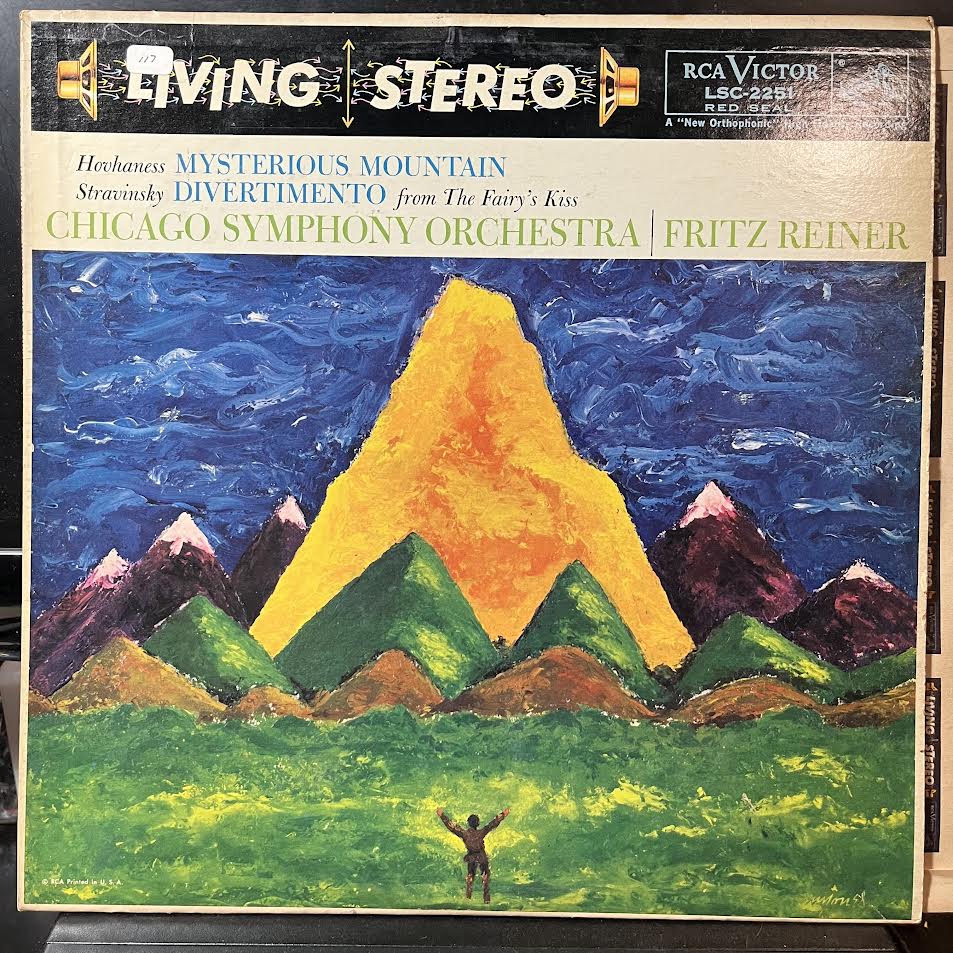 Alan Hovhaness - Mysterious Mountain / Divertimento (From The Fairy's Kiss) (VINYL) | Excellent+ (EX+) Excellent+ (EX+)