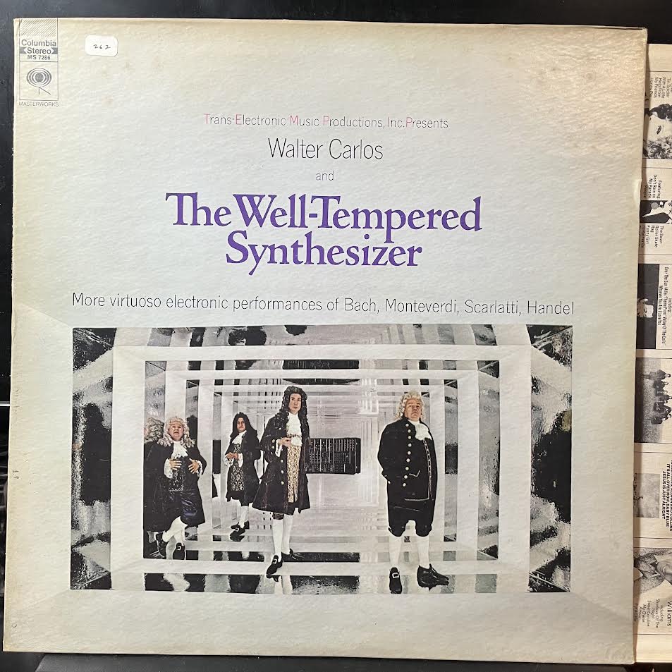 Walter Carlos - The Well-Tempered Synthesizer (VINYL) | Excellent+ (EX+) Excellent (EX)