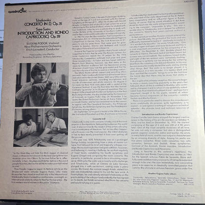 Pyotr Ilyich Tchaikovsky - Violin Concerto / Introduction And Rondo Capriccioso (VINYL) | Excellent+ (EX+) Excellent (EX)