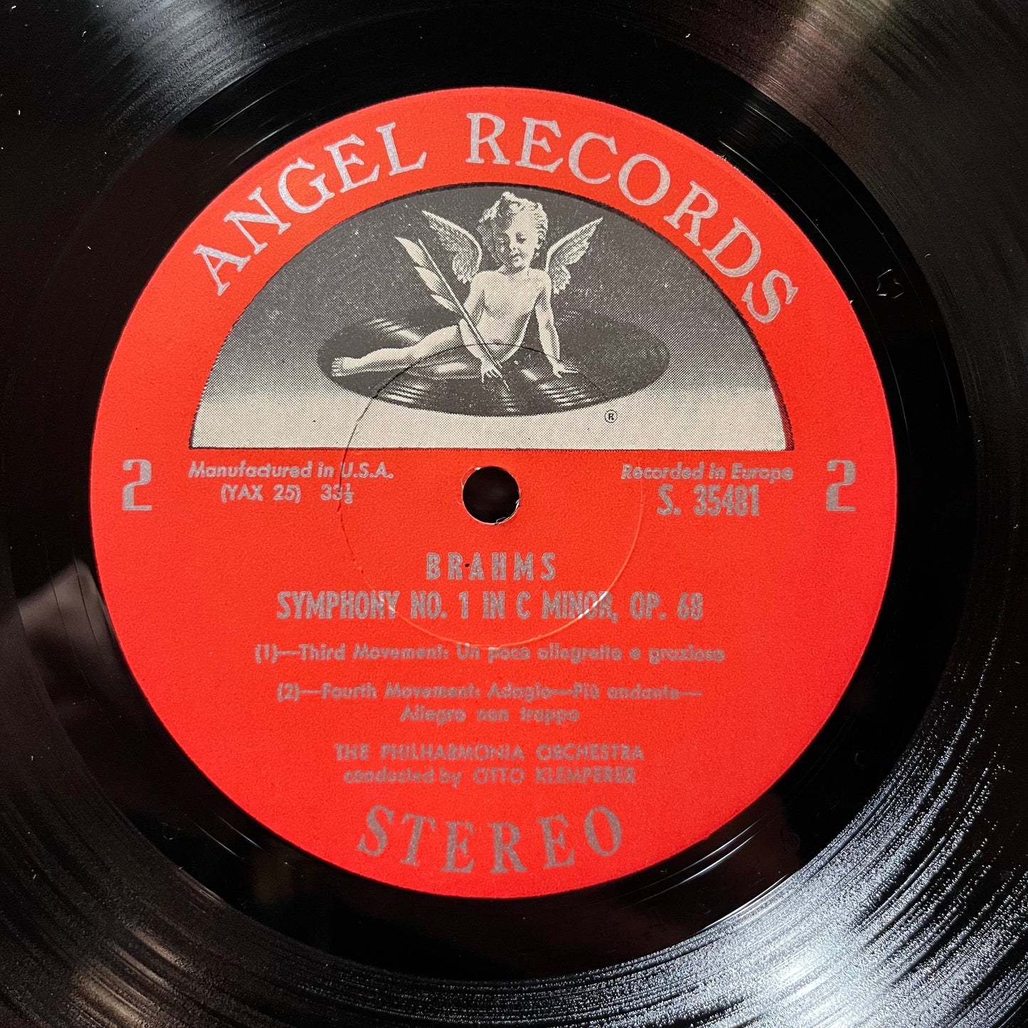 Symphony No. 1 in C Minor, Op. 68 (VINYL - 1ST PRESS) | Excellent+ (EX+) Very Good Plus Plus (VG++)