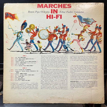 Arthur Fiedler - Marches In Hi-Fi (VINYL) | Excellent+ (EX+) Very Good Plus Plus (VG++)