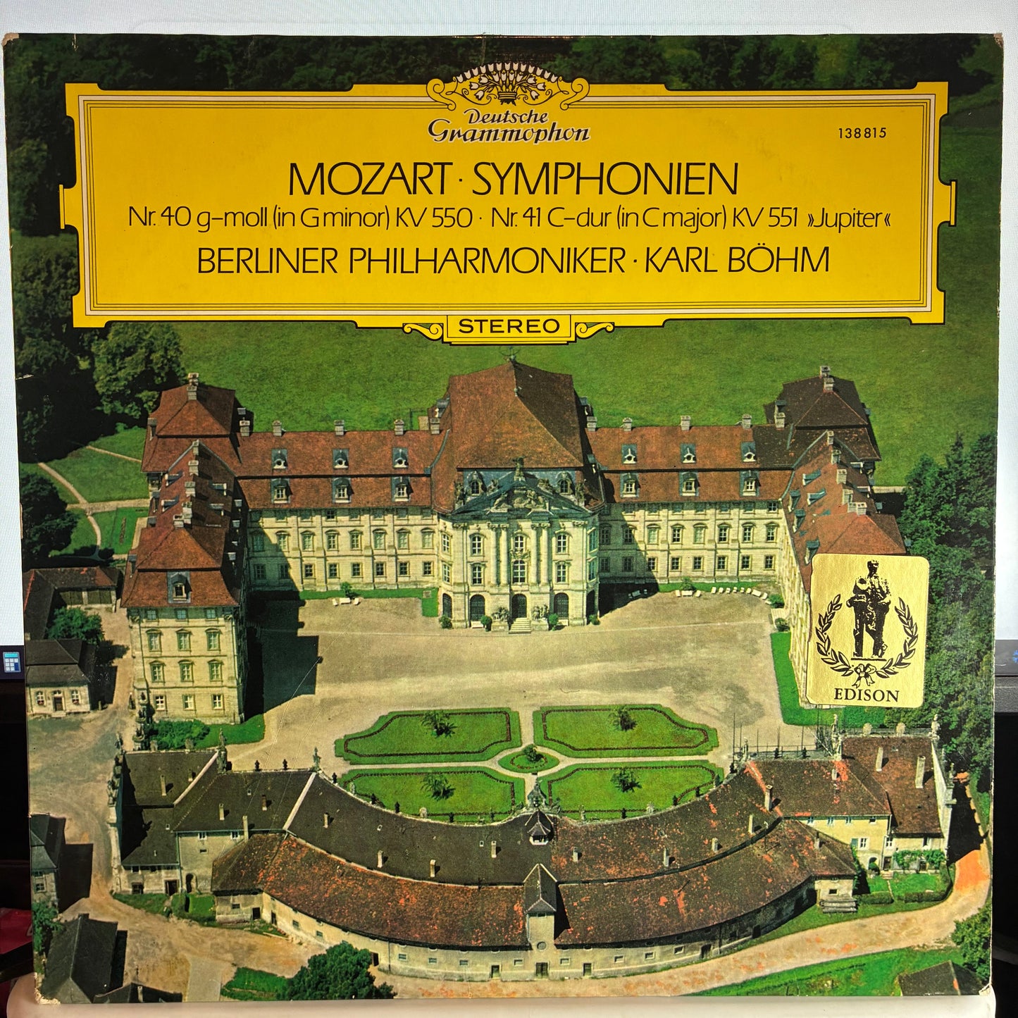 Wolfgang Amadeus Mozart - Symphonien Nr. 40 G-Moll = In G Minor KV 550 / Nr. 41 C-Dur = In C Major KV 551 "Jupiter" (VINYL) | Excellent (EX) Excellent (EX)