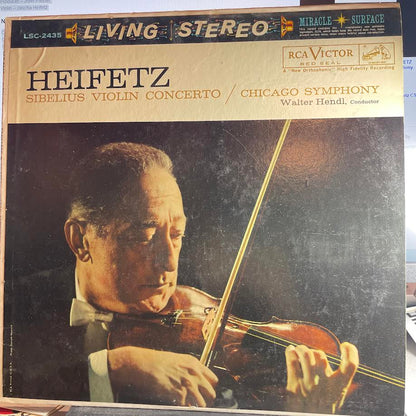 Jascha Heifetz - Violin Concerto (VINYL) | Excellent (EX) Excellent (EX)
