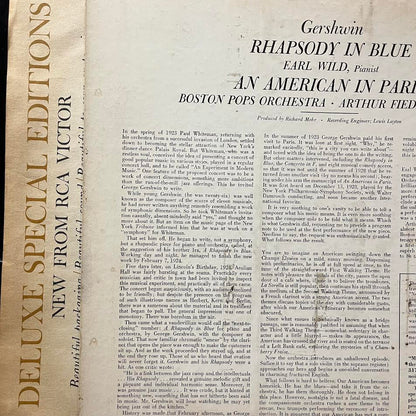 George Gershwin - Rhapsody In Blue / An American In Paris ( VINYL) | Excellent (EX) Excellent+ (EX+)