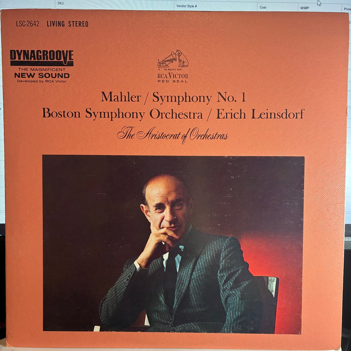 Gustav Mahler - Symphony No. 1 (VINYL) | Excellent (EX) Excellent+ (EX+)