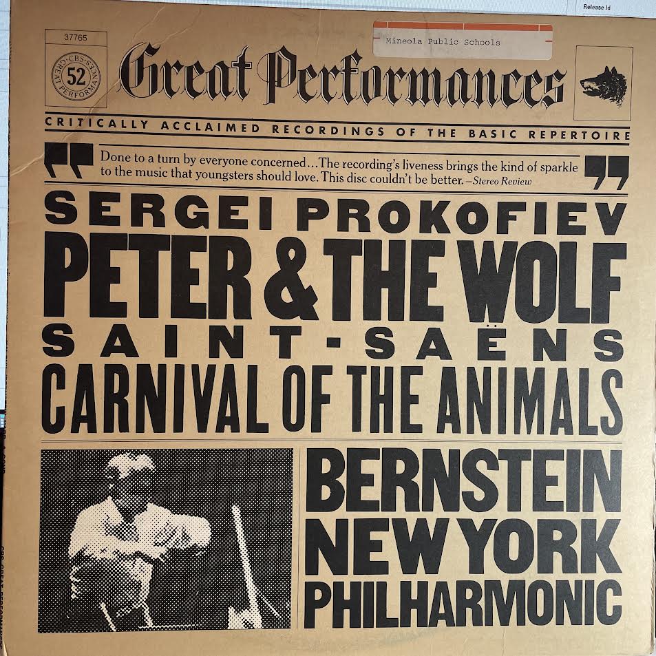 Sergei Prokofiev - Peter & The Wolf / Carnival Of The Animals (VINYL) | Excellent (EX) Very Good Plus (VG+)