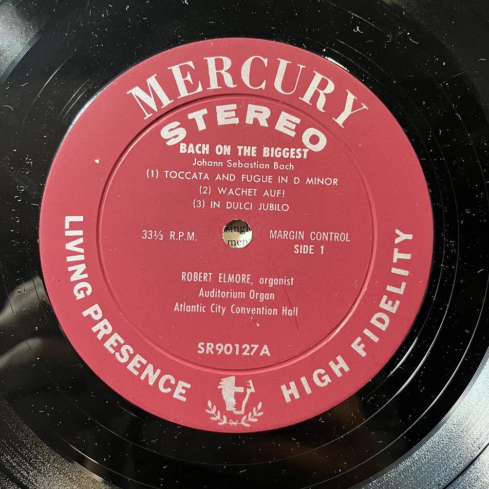 Robert Elmore - Bach On The Biggest (VINYL) | Excellent (EX) Excellent+ (EX+)