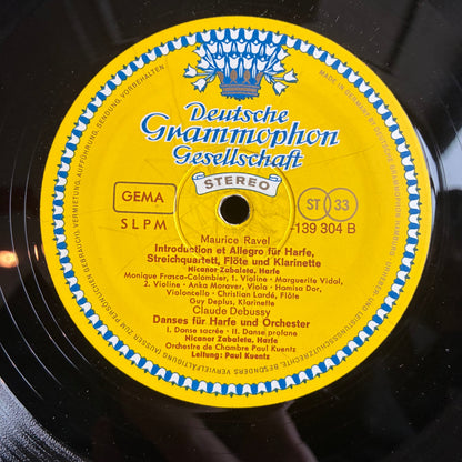 Nicanor Zabaleta - Werke Für Harfe Und Orchester (VINYL) | Excellent (EX) Very Good Plus (VG+)