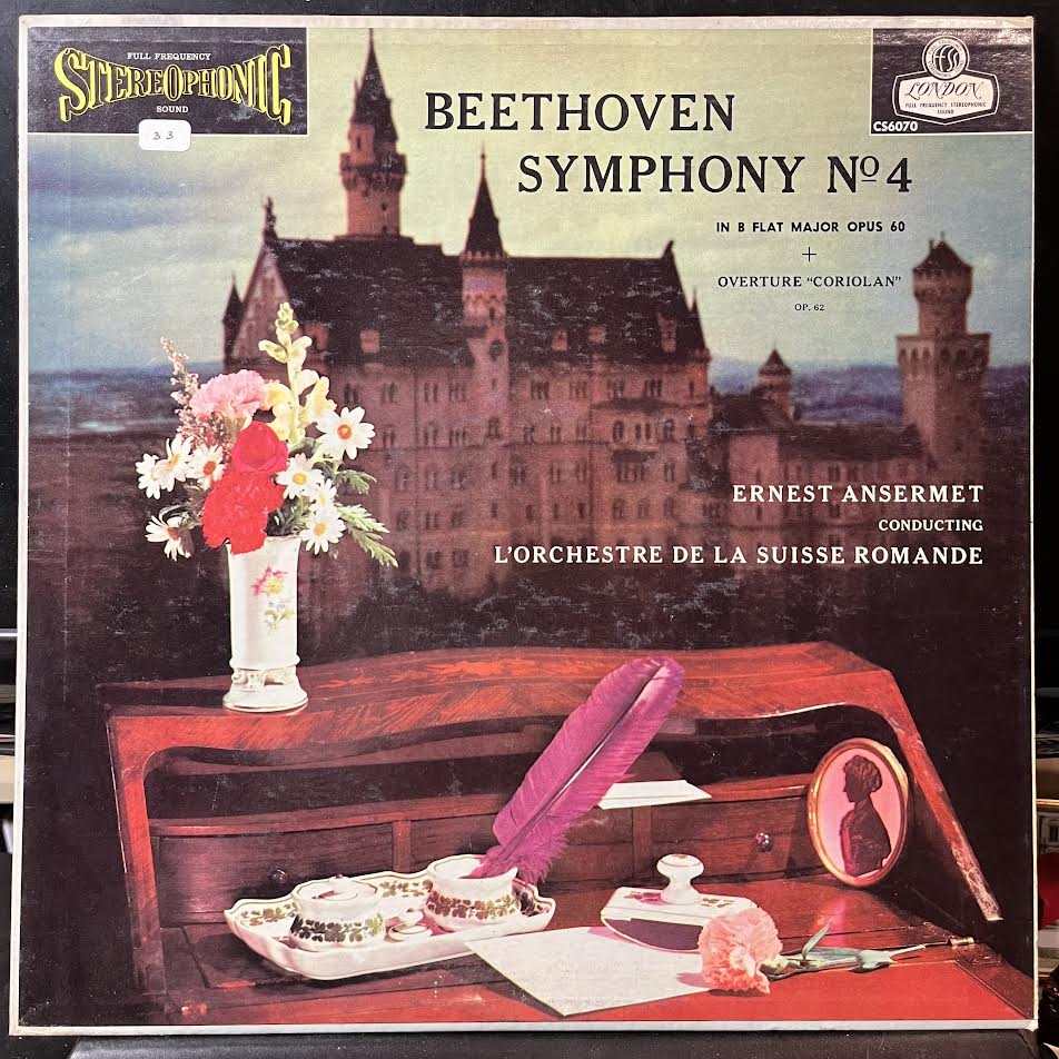 Ludwig van Beethoven - Symphony No. 4 In B Flat Major Opus 60 + Overture "Coriolan" Op. 62 (VINYL) | Near Mint- (NM-) Near Mint- (NM-)