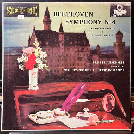 Ludwig van Beethoven - Symphony No. 4 In B Flat Major Opus 60 + Overture "Coriolan" Op. 62 (VINYL) | Near Mint- (NM-) Near Mint- (NM-)