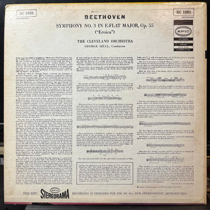 Ludwig van Beethoven - Symphony No. 3 In E-Flat Major, Op. 55 ("Eroica") (VINYL) | Near Mint- (NM-) Excellent+ (EX+)