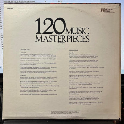 120 Music Masterpieces (2xVINYL) | Near Mint- (NM-) Near Mint- (NM-)