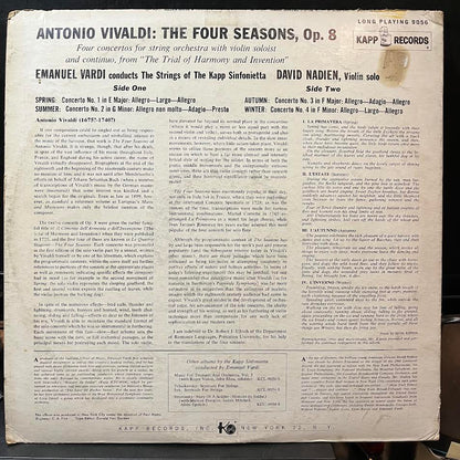 Antonio Vivaldi - The Four Seasons (VINYL) | Near Mint- (NM-) Excellent (EX)