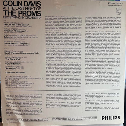 Sir Colin Davis - At The Last Night Of The Proms | Near Mint (NM) Very Good Plus (VG+)