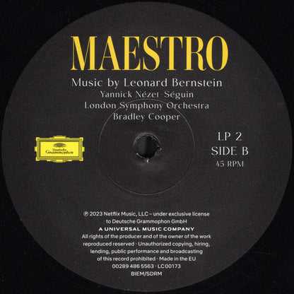 Yannick Nézet-Séguin - Maestro - Music By Leonard Bernstein (2xVINYL) | Near Mint (NM) Near Mint (NM)
