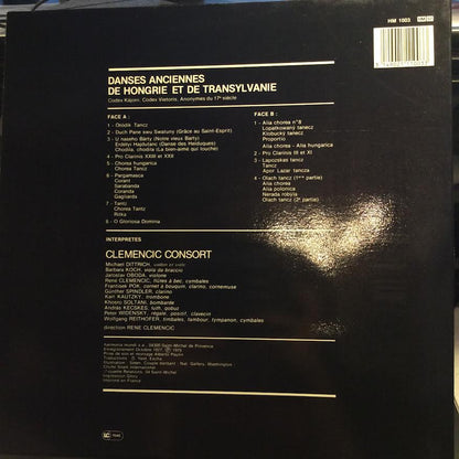 Clemencic Consort - Danses Anciennes De Hongrie (VINYL) | Near Mint (NM) Near Mint (NM)