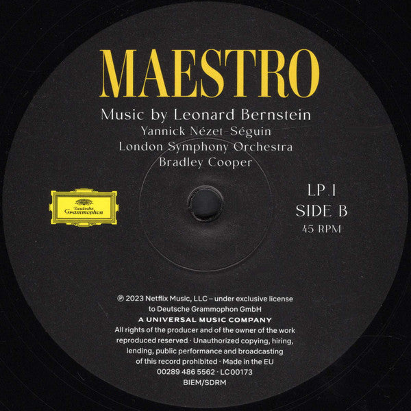 Yannick Nézet-Séguin - Maestro - Music By Leonard Bernstein (2xVINYL) | Near Mint (NM) Near Mint (NM)
