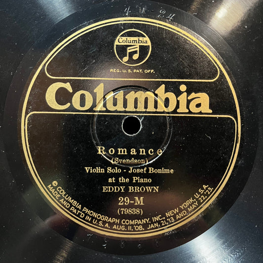 Eddy Brown (2) - MINUET / ROMANCE (78RPM 10") | Near Mint (NM or M-) Generic