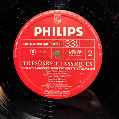 Maurice André - Sonates Baroques Pour Trompette Et Clavecin (VINYL) | Near Mint (NM) Near Mint (NM)