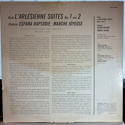 Georges Bizet - L'Arlésienne Suites 1 And 2 / España Rapsodie / Marche Joyeuse (VINYL) | Near Mint (NM or M-) Very Good Plus (VG+)