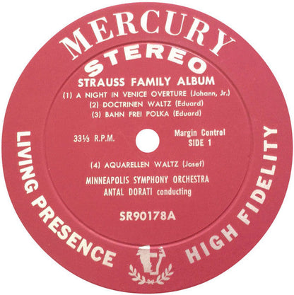 Antal Dorati - Strauss Family Album (VINYL) | Near Mint (NM or M-) Excellent (EX)