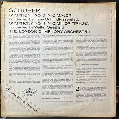 Walter Susskind - Schubert: Symphony No. 4 & 6 (VINYL) | Near Mint (NM or M-) Very Good Plus (VG+)