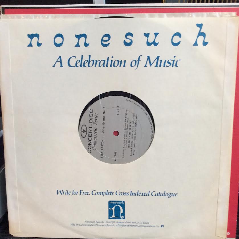 String Quartets No. 5, No. 6 (VINYL) | Near Mint (NM or M-)