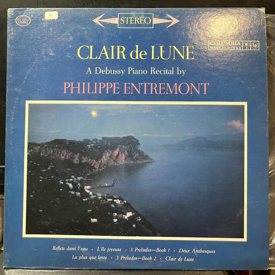 Claude Debussy - Clair De Lune (A Debussy Piano Recital By Philippe Entremont) (VINYL) | Near Mint (NM) Excellent+ (EX+)