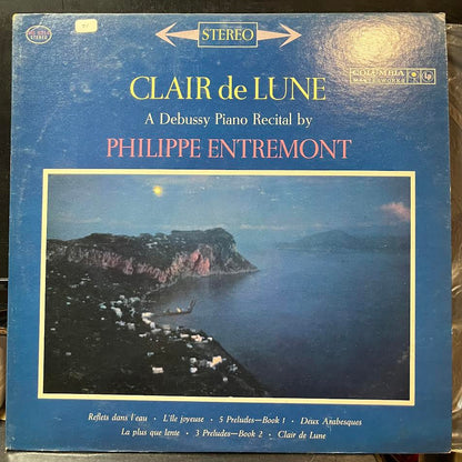 Claude Debussy - Clair De Lune (A Debussy Piano Recital By Philippe Entremont) (VINYL) | Near Mint (NM) Excellent+ (EX+)