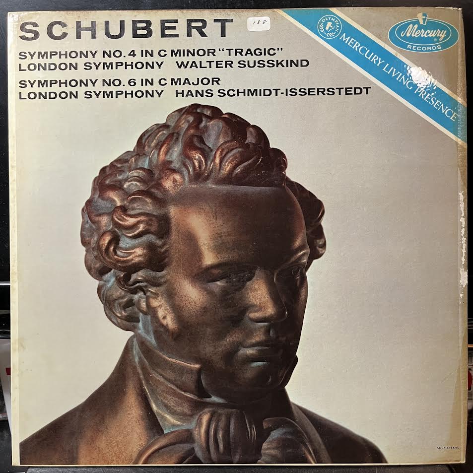 Walter Susskind - Schubert: Symphony No. 4 & 6 (VINYL) | Near Mint (NM or M-) Very Good Plus (VG+)