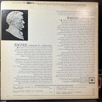 Anton Bruckner - Symphony No. 7 In E Major (Original Version) / Siegfried Idyll; Prelude To "Lohengrin" (VINYL) | Near Mint (NM or M-) Excellent+ (EX+)