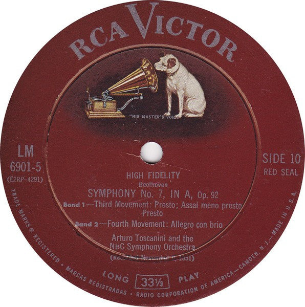 Arturo Toscanini - Nine Symphonies (7xVINYL BOX SET) | Near Mint (NM or M-)