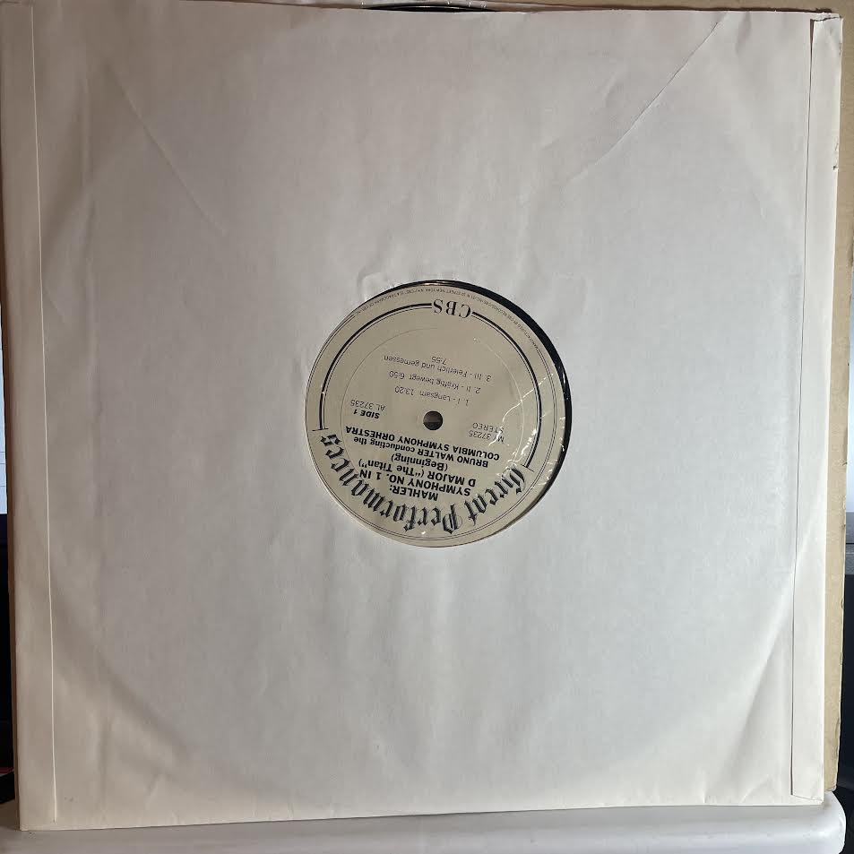 Gustav Mahler - Mahler's 1st Symphony In D Major "Titan" (VINYL) | Near Mint (NM) Near Mint (NM)