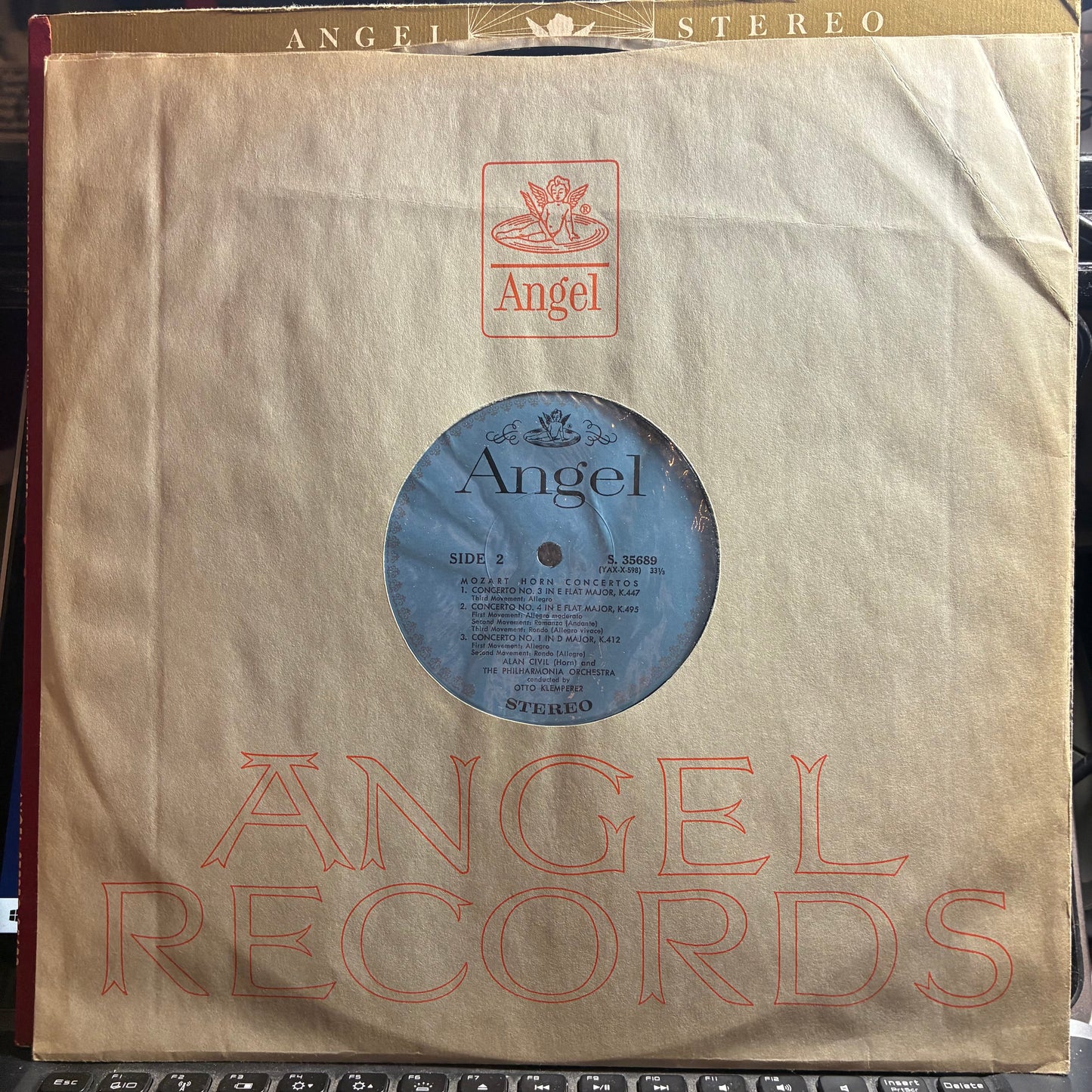 Wolfgang Amadeus Mozart - Horn Concertos (VINYL) | Near Mint (NM or M-) Excellent (EX)