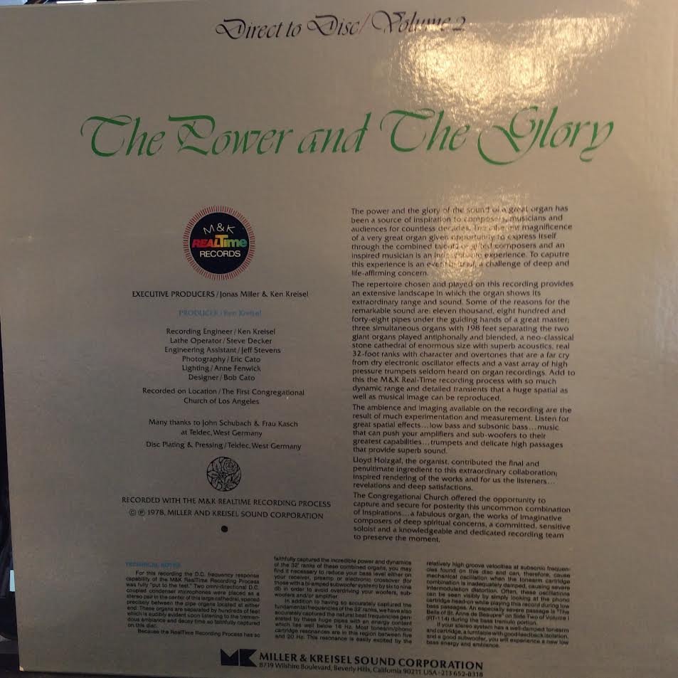 The Power And The Glory Volume 2 (VINYL) | Near Mint (NM)