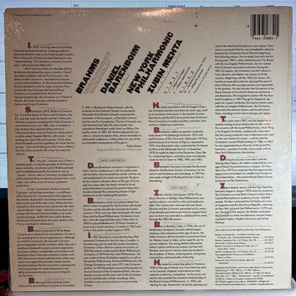 Johannes Brahms - Piano Concerto No. 2 (VINYL) | Near Mint (NM or M-) Excellent+ (EX+)