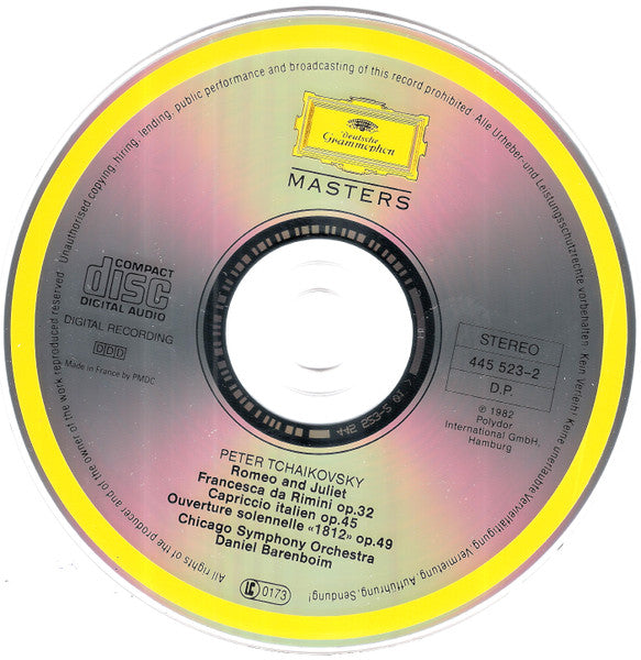 Pyotr Ilyich Tchaikovsky - »1812« Overture • Capriccio Italien • Romeo & Juliet • Francesca Da Rimini (CD) | Near Mint (NM or M-)