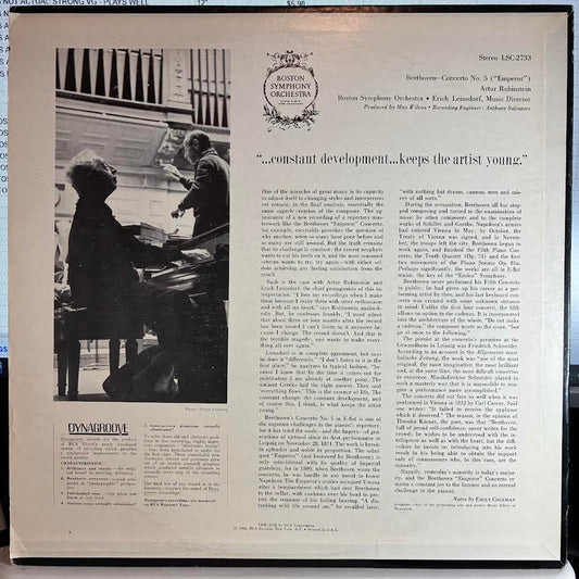 Ludwig van Beethoven - "Emperor" Concerto (VINYL) | Near Mint (NM or M-) Excellent+ (EX+)