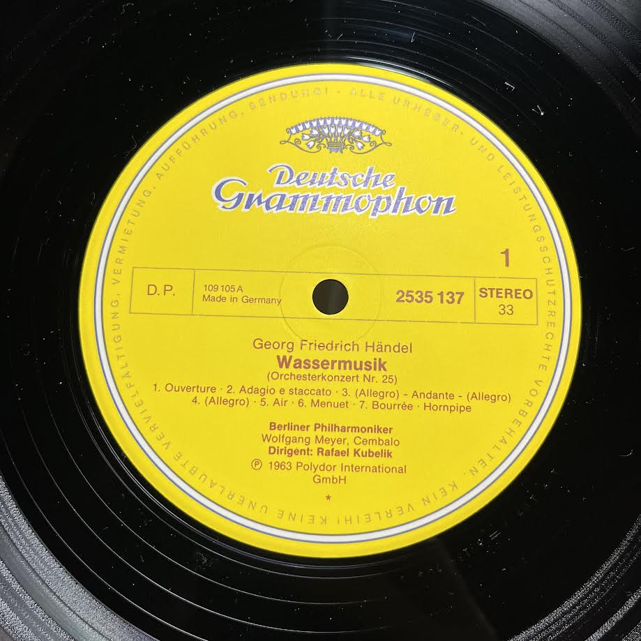 Wassermusik (VINYL) | Near Mint (NM) Excellent (EX)