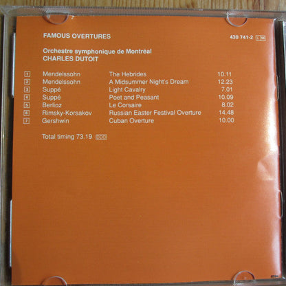 Orchestre Symphonique De Montréal - Famous Overtures (CD) | Near Mint (NM or M-)