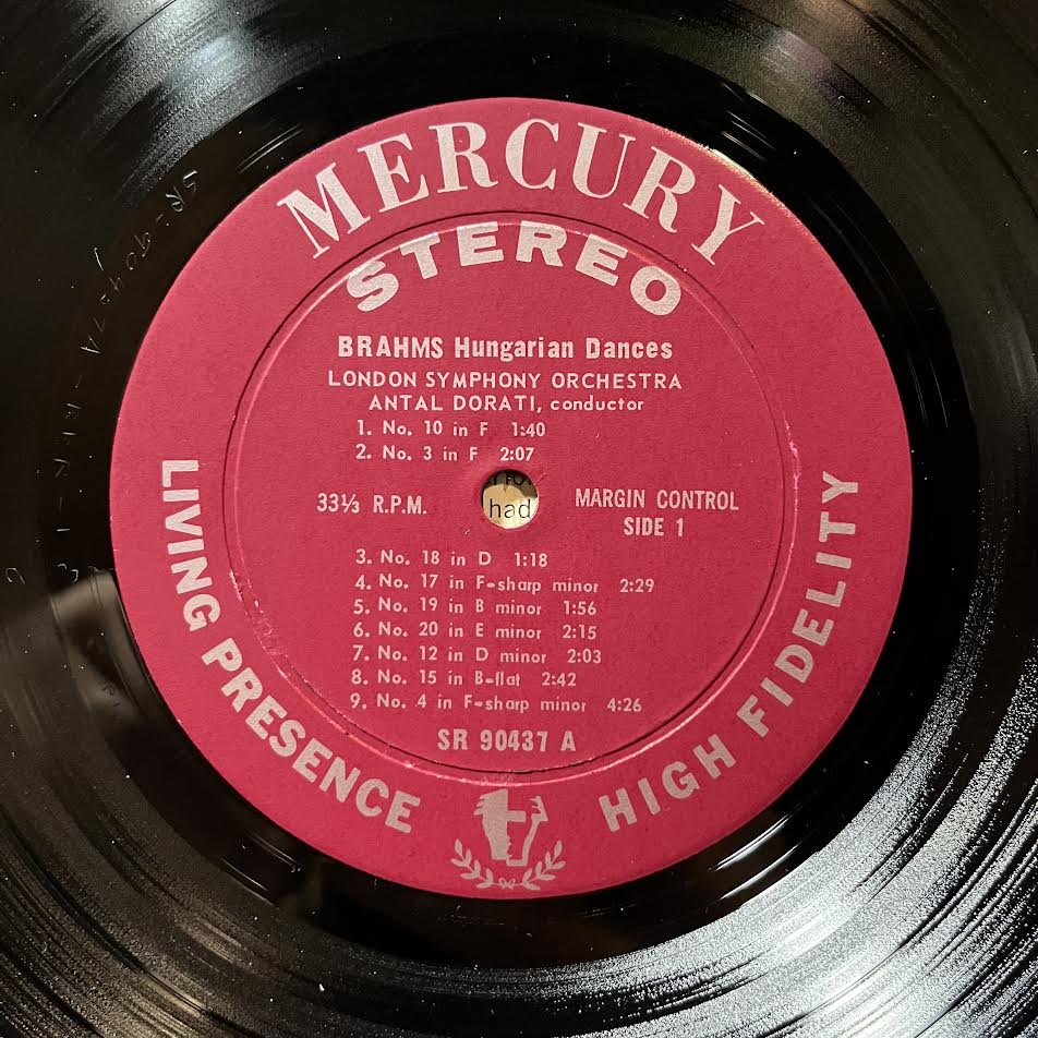 Johannes Brahms - 16 Hungarian Dances (VINYL) | Near Mint (NM) Very Good Plus Plus (VG++)