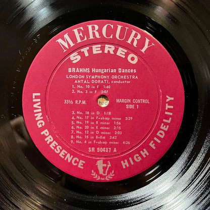 Johannes Brahms - 16 Hungarian Dances (VINYL) | Near Mint (NM) Very Good Plus Plus (VG++)