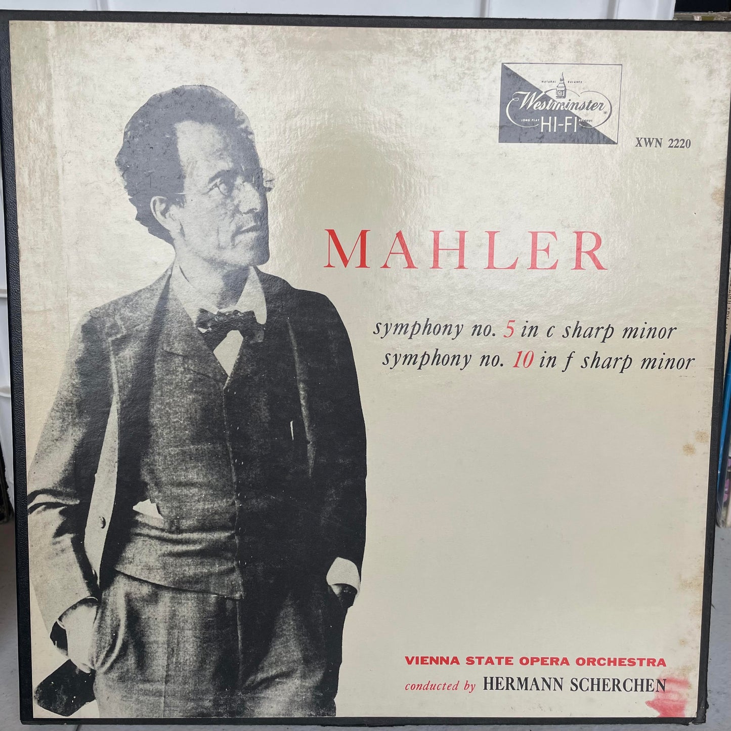 Gustav Mahler - Two Symphonies: No. 5 In C Sharp Minor/No. 10 In F Sharp Major (2xVINYL BOX) | Near Mint (NM or M-) Excellent (EX)